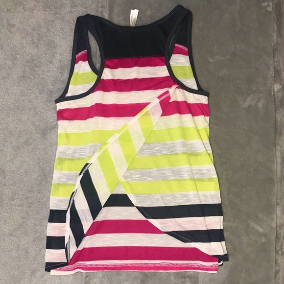 Open Back Stripes Top Tank •Color Story - Picture 1 of 7